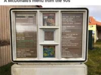 Throwback to the 90s: McDonald’s Old-School Drive-Thru Menu